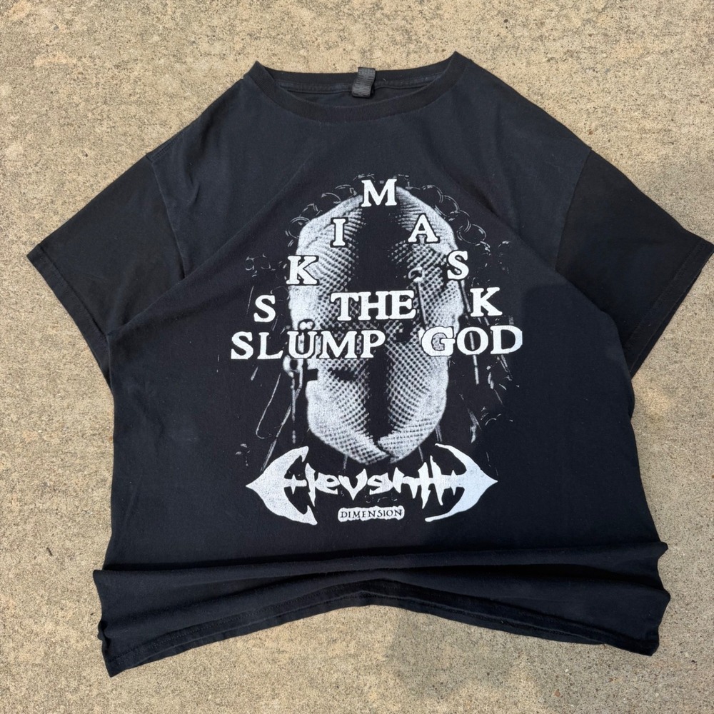 Ski Mask The Slump God 11th Dimension 2024 World Tour T-Shirt Mens Large Black